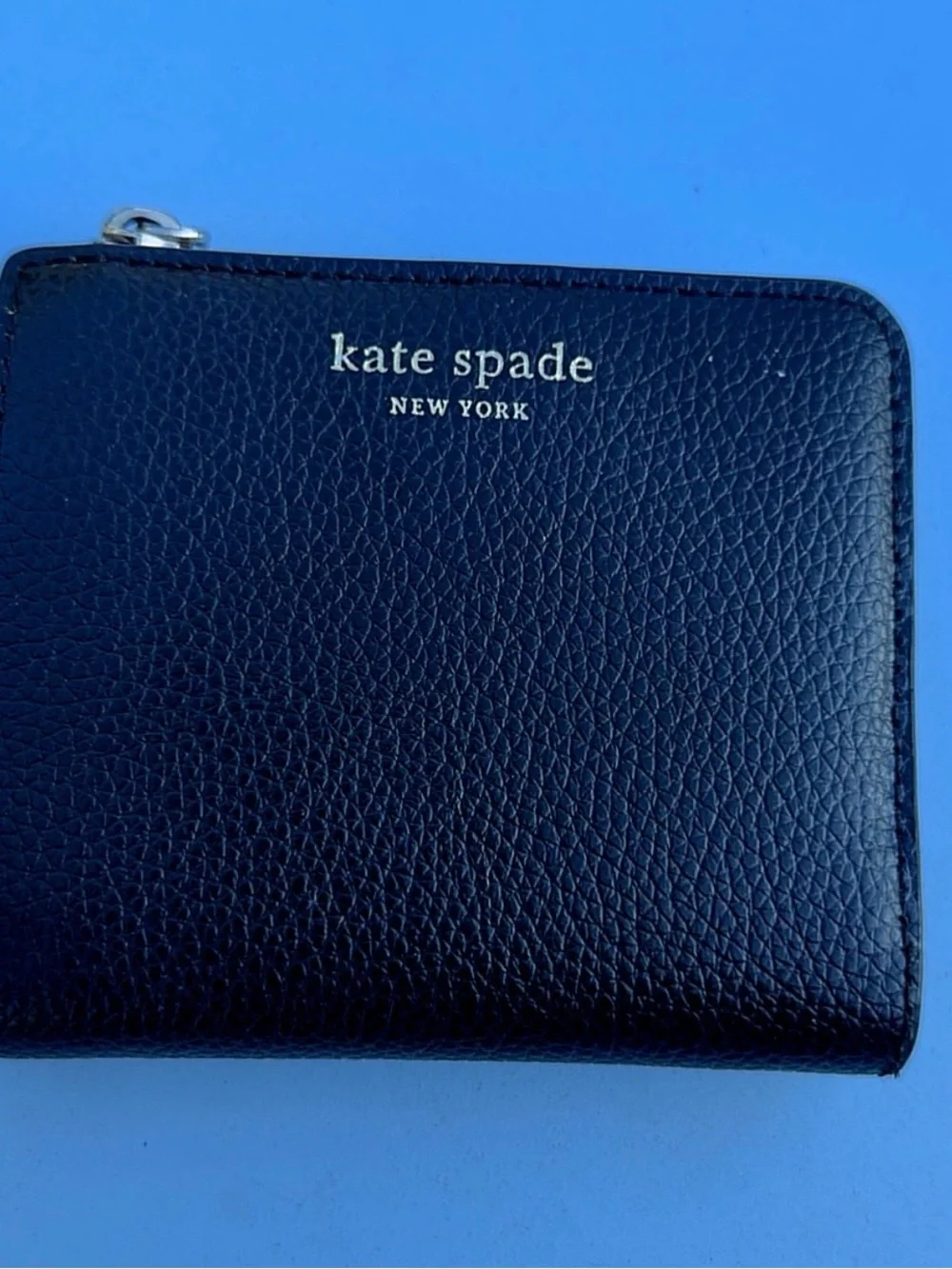 Kate Spade Cream & Black Saffiano Leather Crossbody Bag + Matching Zip Walle